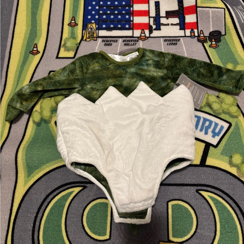 Pottery Barn dinosaur costume 12-24 months no head piece